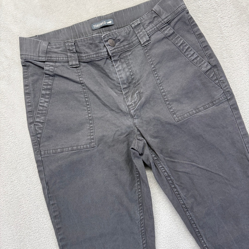 Toad&Co Women's Ankle Pants in Charcoal Gray